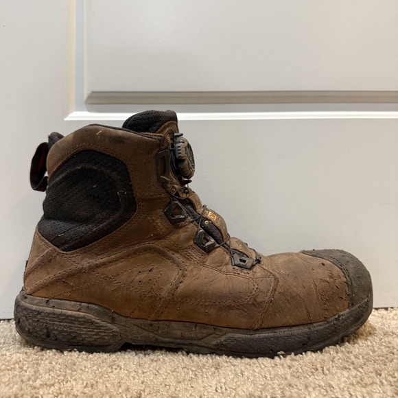 Red Wing Shoes X-Treme Lite 2452 Boots Mens Size 10 Brown BOA Safety Toe Work main image 8